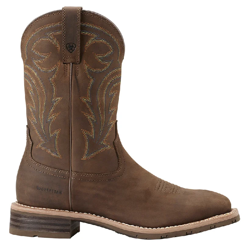 Hybrid Ranchero Embroidered Square Toe Cowboy Boots