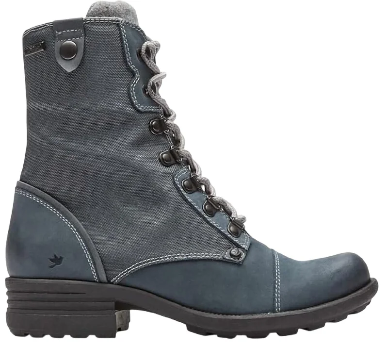 Women’S Brunswick Lace Waterproof Boots In Blue