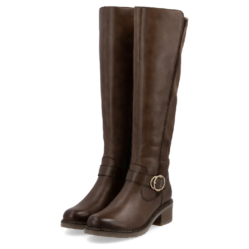 Remonte Aida 73 Mahogany Leather High Boot (Women's)