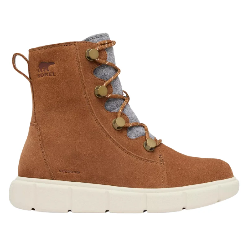 Sorel Explorer III Joan Velvet Tan/Chalk Waterproof Boot (Women's)