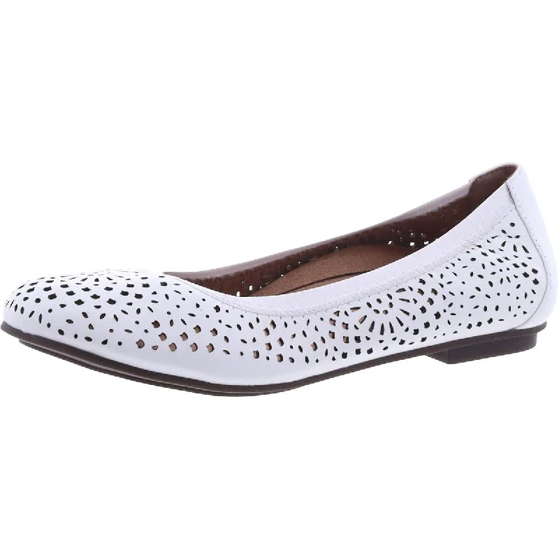 Robyn  Womens Leather Ballet Flats