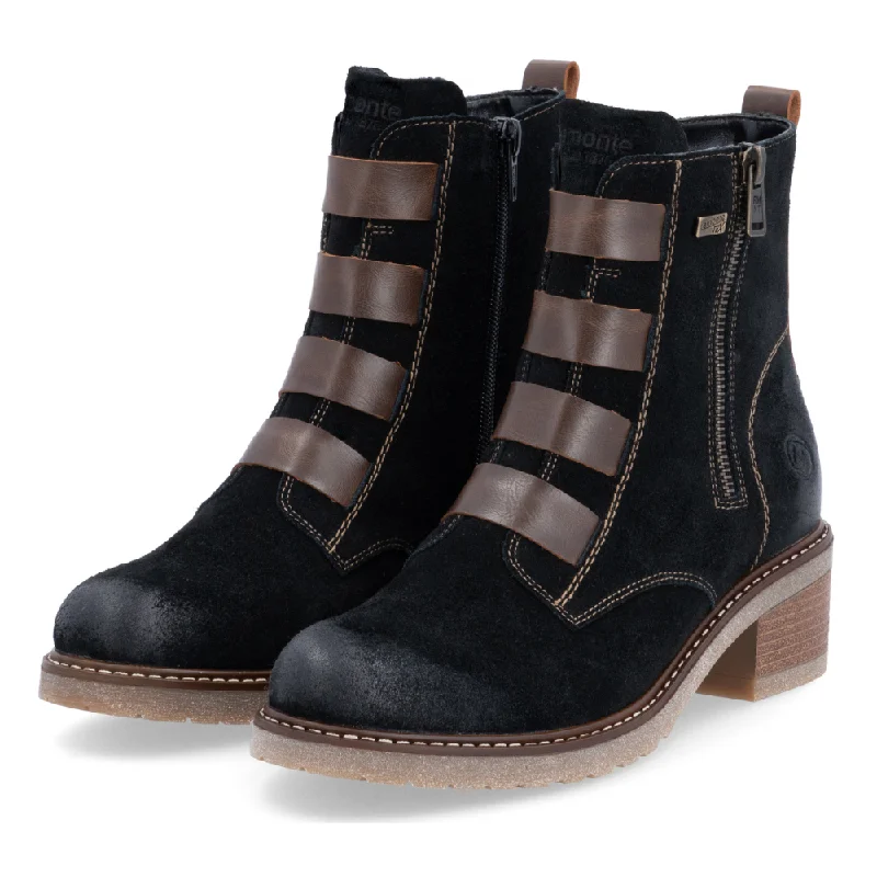 Remonte Aida 76 Black Suede Boot (Women's)