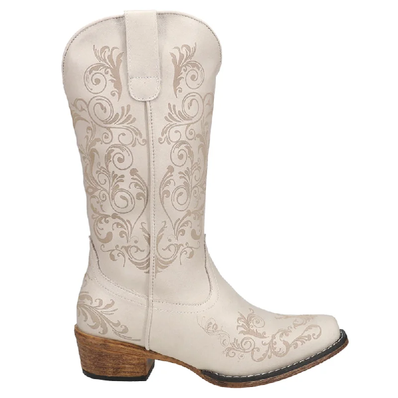 Tall Stuff Embroidery Snip Toe Cowboy Boots