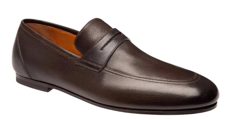 Bally Plator 6228827 Men's Prune Calf Plain Leather Loafers