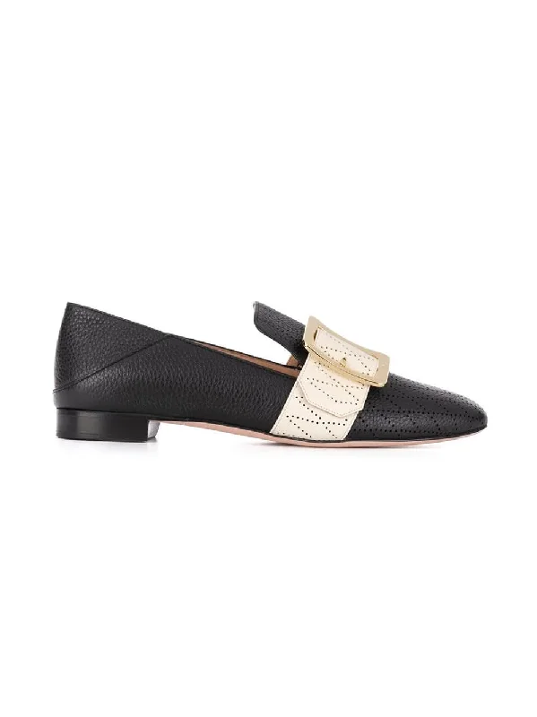 Bally Janelle 6225882 Ladies Black Calf Leather Slippers