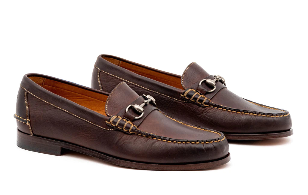 All-American Horse Bit Loafer (Walnut)