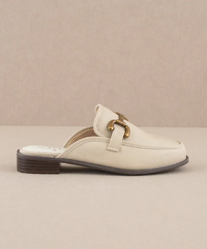 The Blakely Beige | Modern Mule Loafer