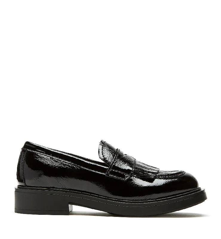 CHARLES CRINKLE LEATHER LOAFER