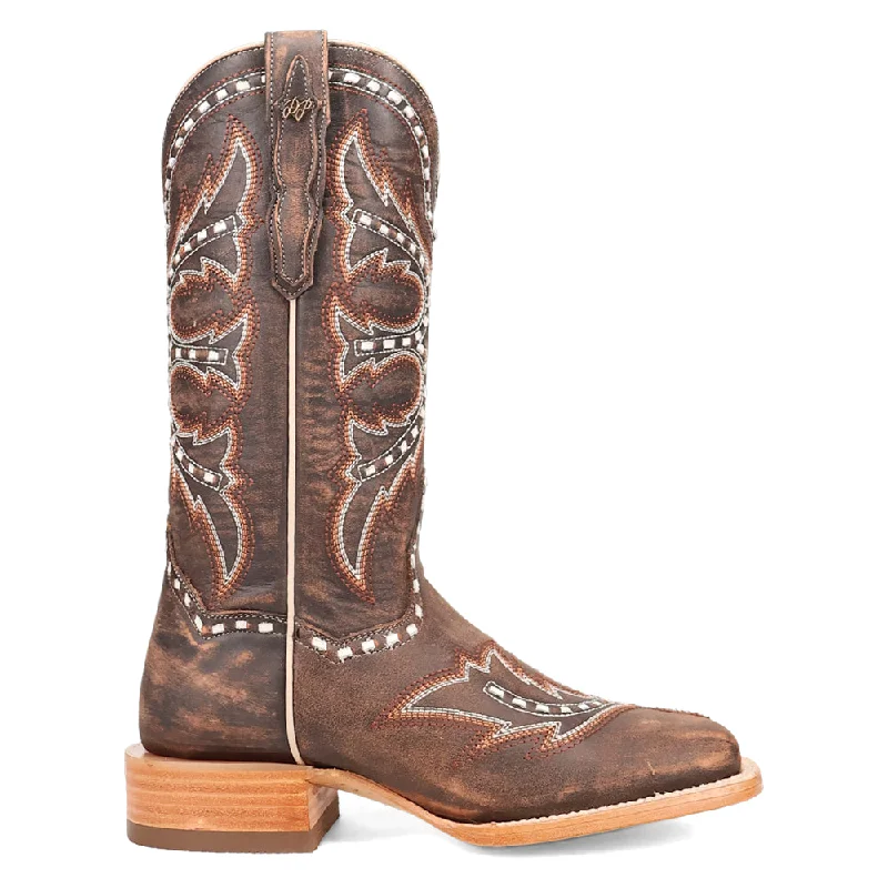 Gretchen Embroidered Square Toe Cowboy Boots