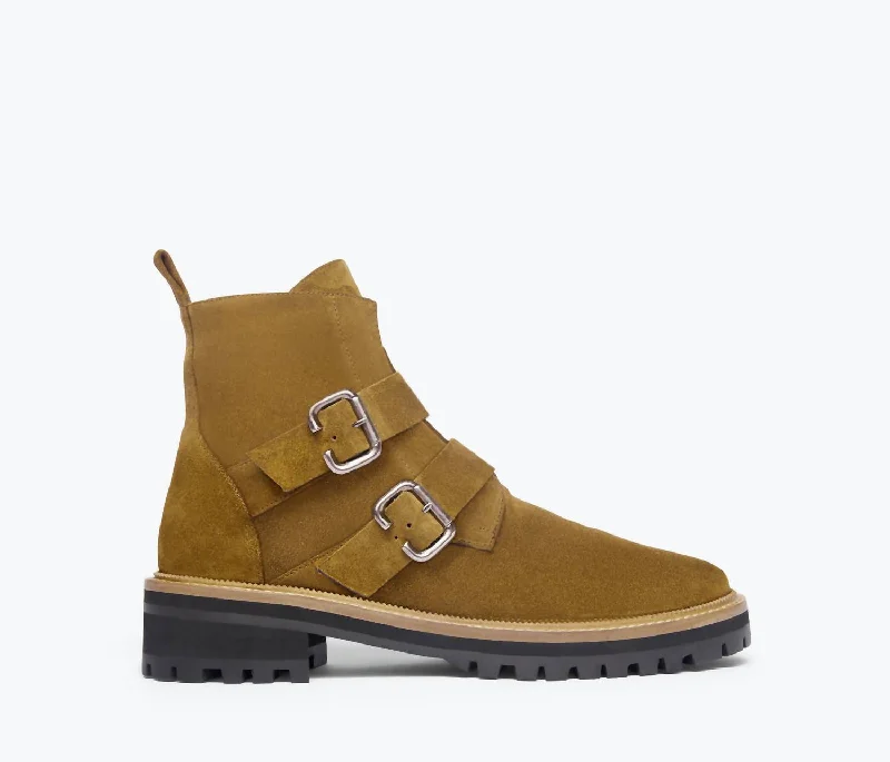 Athena Suede Boot In Acorn