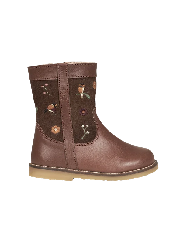 Lorride Boot Birds - Hazelnut