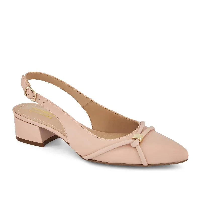 Andrea Slingback Low Heel Pumps