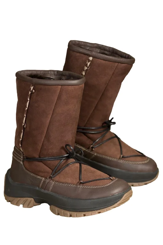 Women's Crow Shearling Boots In Java