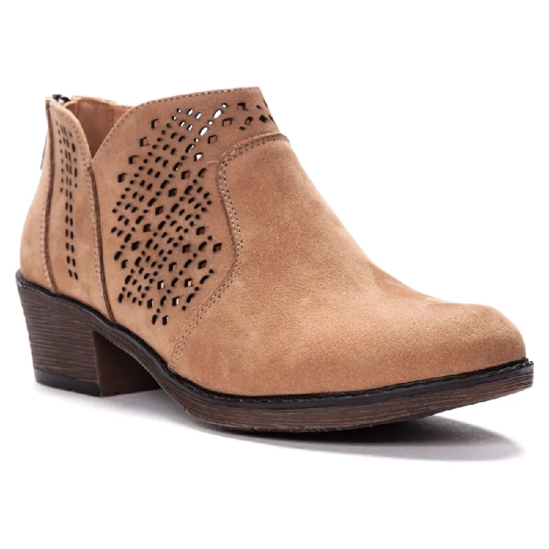 Propet Remy Taupe Nubuck Bootie (Women's)