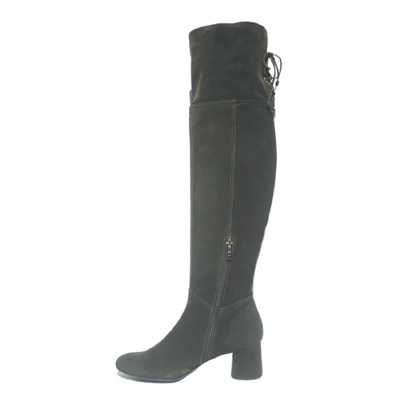 Scarlet Over-The-Knee Boot In Forest