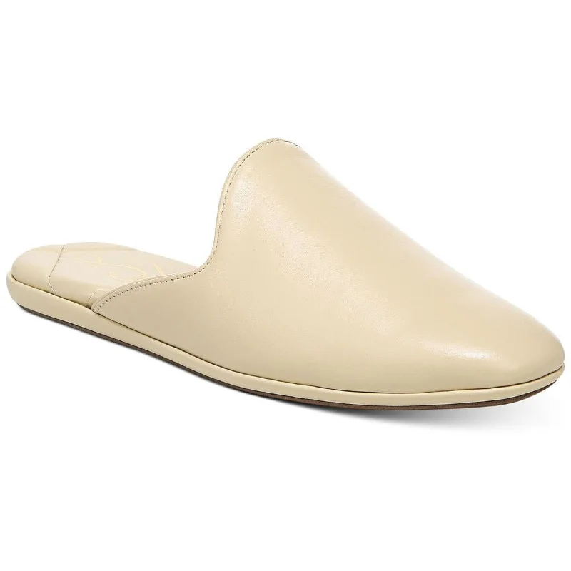 Kylar Womens Leather Slip On Slide Slippers