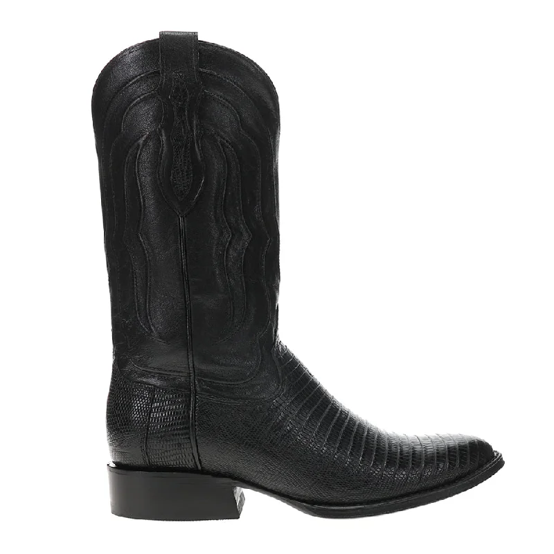 Kirtland 12 inch Lizard Medium Round Toe Cowboy Boots