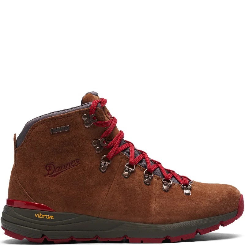 Mountain 600 4.5" Hiking Boot (Brown + Red)