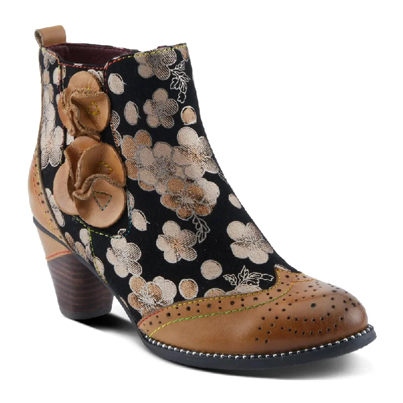 L'artiste By Spring Step Glynn Tan Multi Leather Boot (Women's)