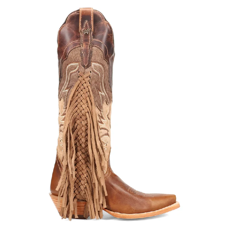 Dayla Braided Snip Toe Cowboy Boots