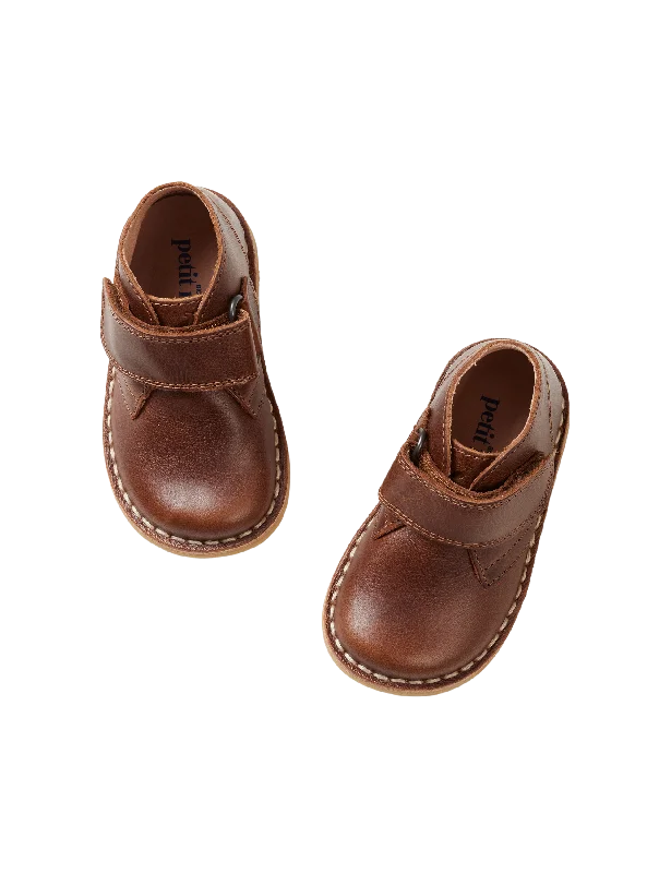 Desert Boot with Velcro - Hazelnut