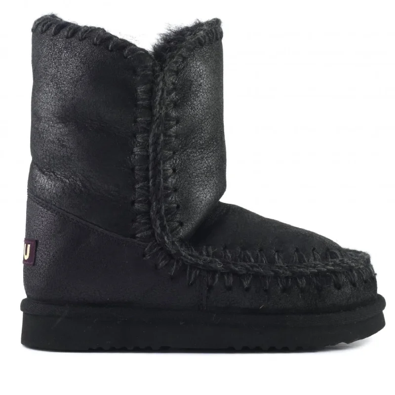 Women's Eskimo 24 Boot In Cracked Black