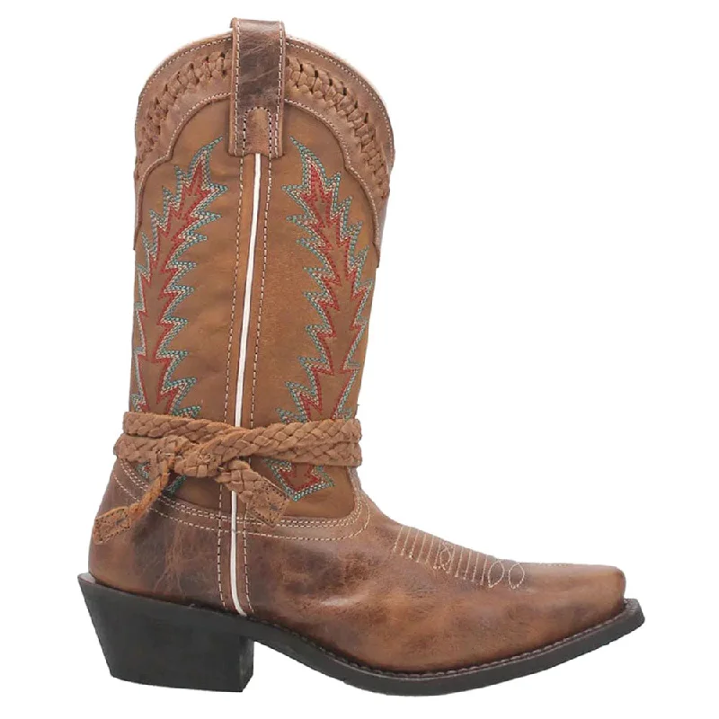 Knot In Time Embroidered Square Toe Cowboy Boots