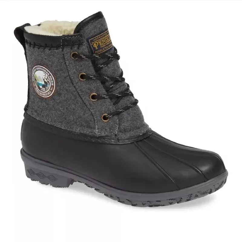 Women’S Olympic Duck Boot In Grey