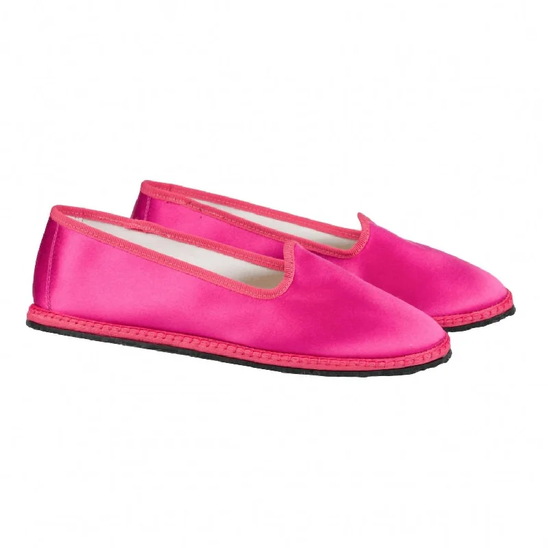 Women's Classic Silk Furlana Slippers In Fragola