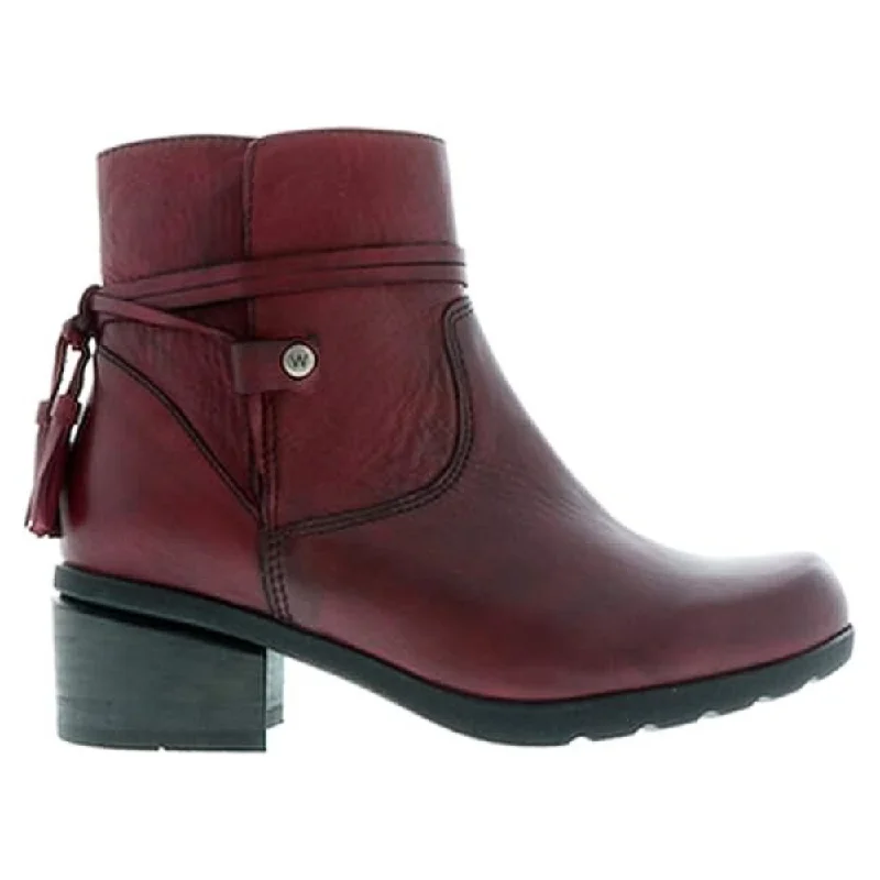 Wolky Idalia Oxblood Leather Bootie (Women's)