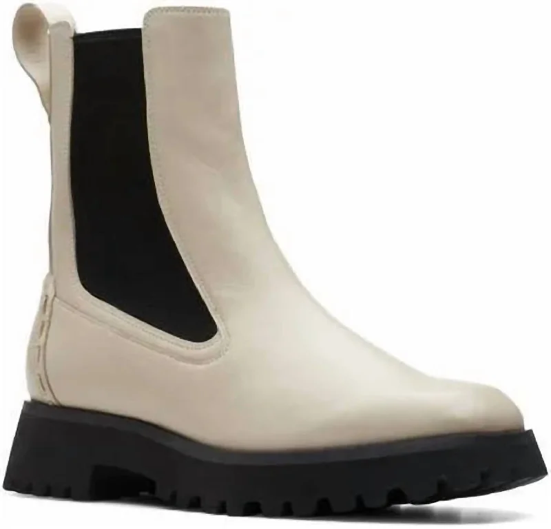 Women's Stayso Rise Boots In Ivory Leather