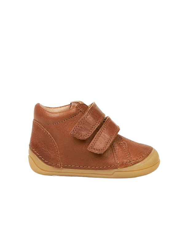 Mini Bootie Velcro - Cognac